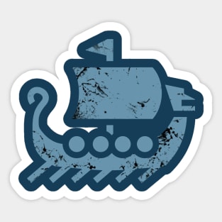 Viking Ship Sticker